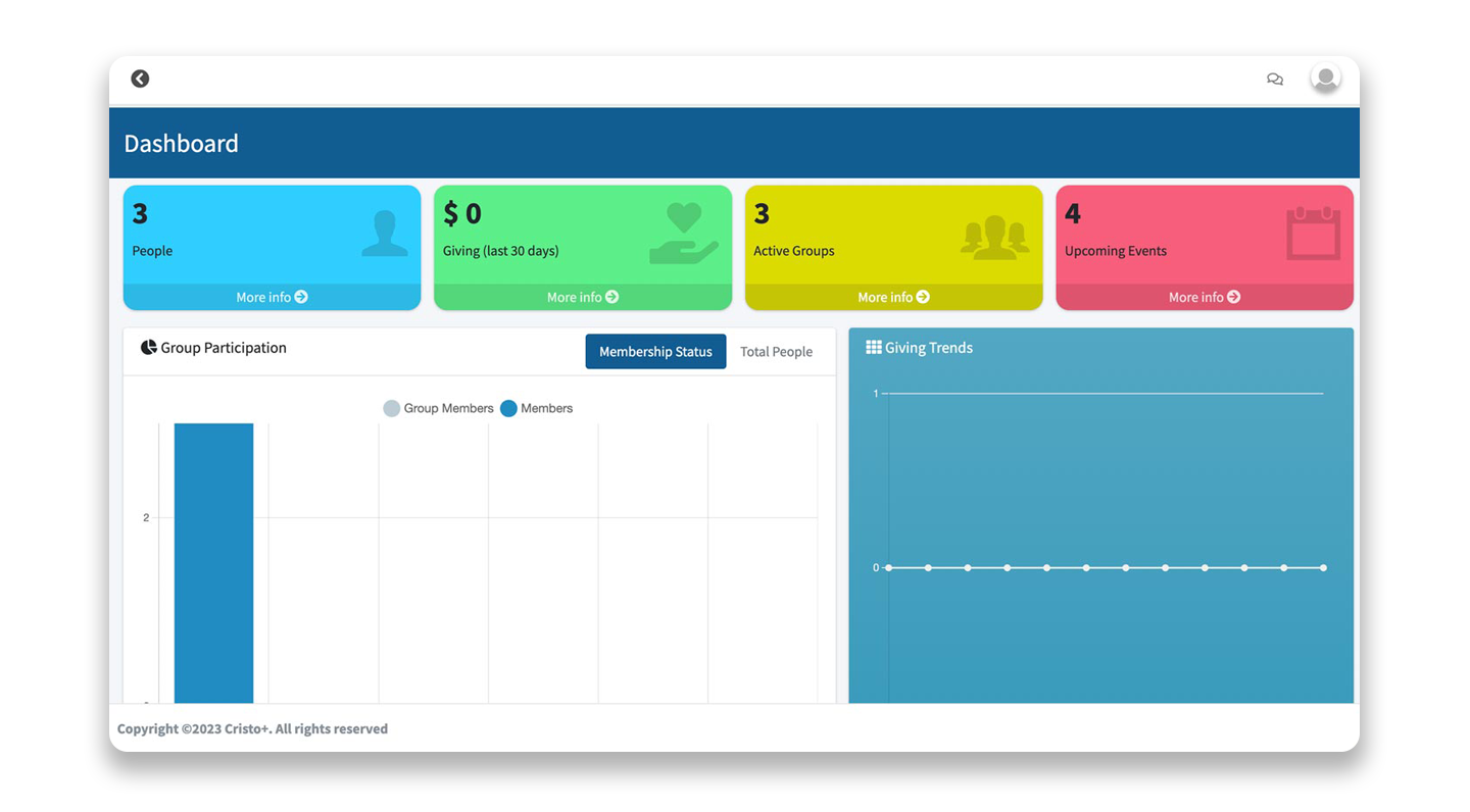 Giving Dashboard